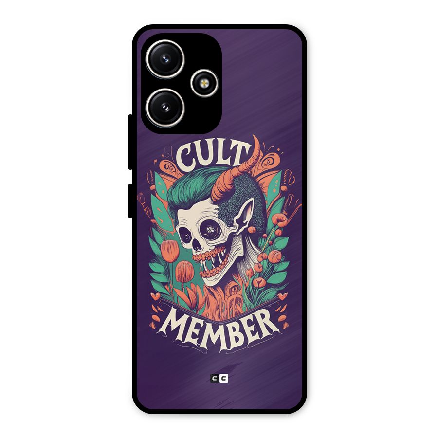 Cult Member Metal Back Case for Poco M6 Pro