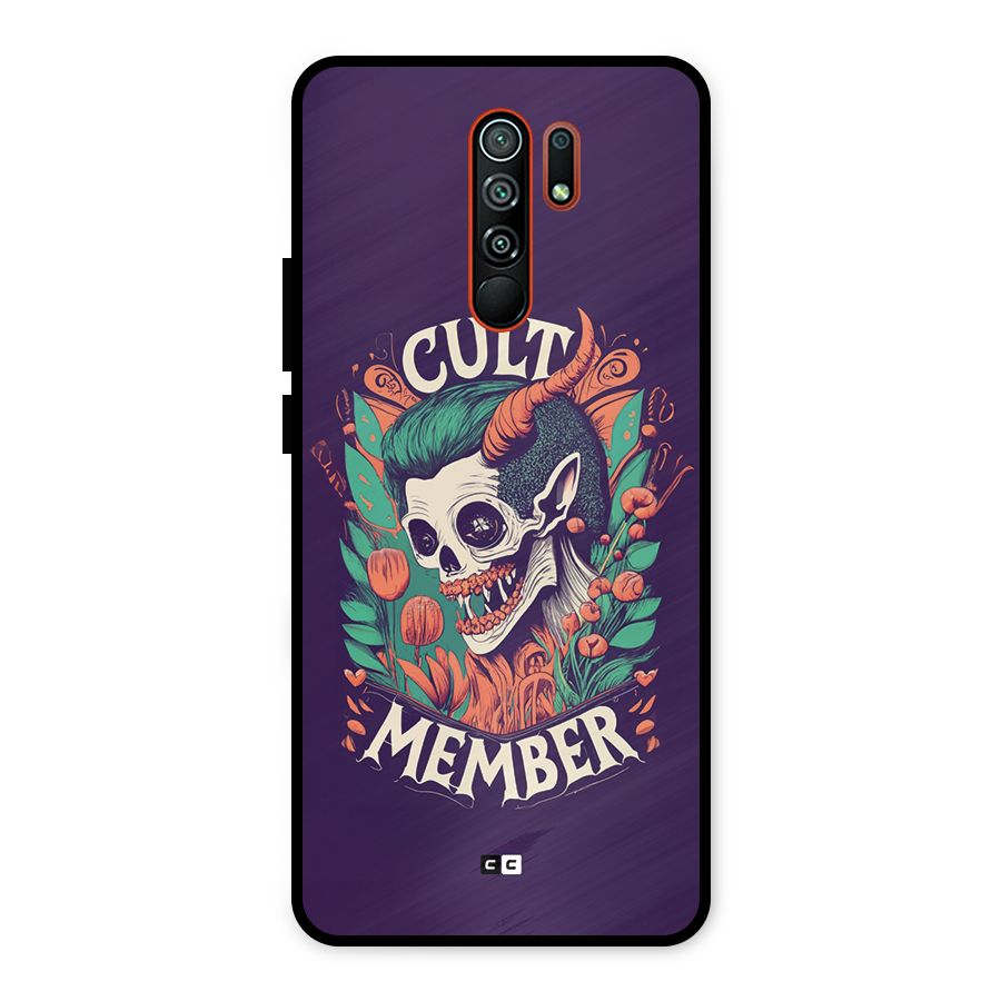 Cult Member Metal Back Case for Redmi 9 Prime