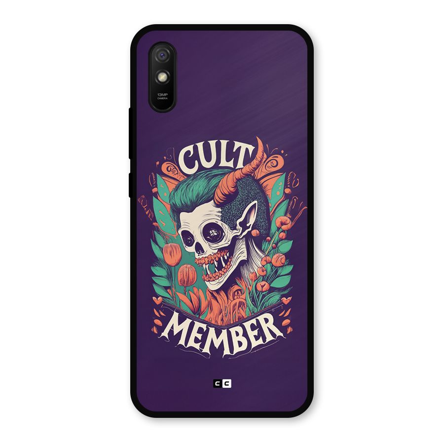 Cult Member Metal Back Case for Redmi 9a