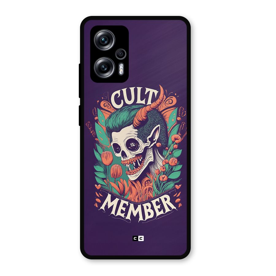 Cult Member Metal Back Case for Redmi K50i