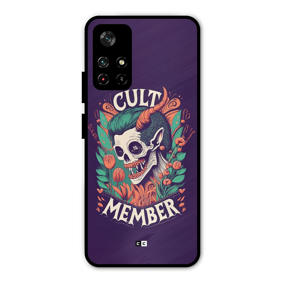 Cult Member Metal Back Case for Redmi Note 11T 5G