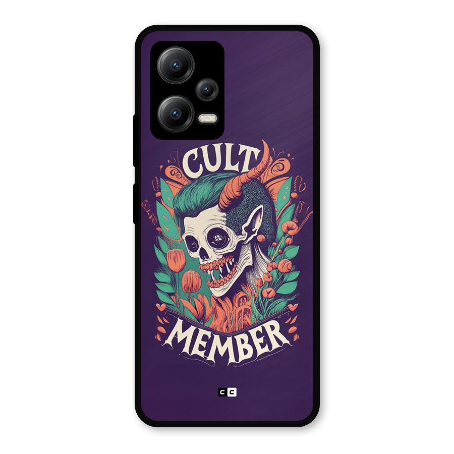 Cult Member Metal Back Case for Redmi Note 12 5G