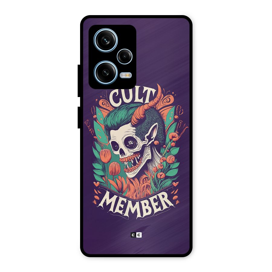 Cult Member Metal Back Case for Redmi Note 12 Pro