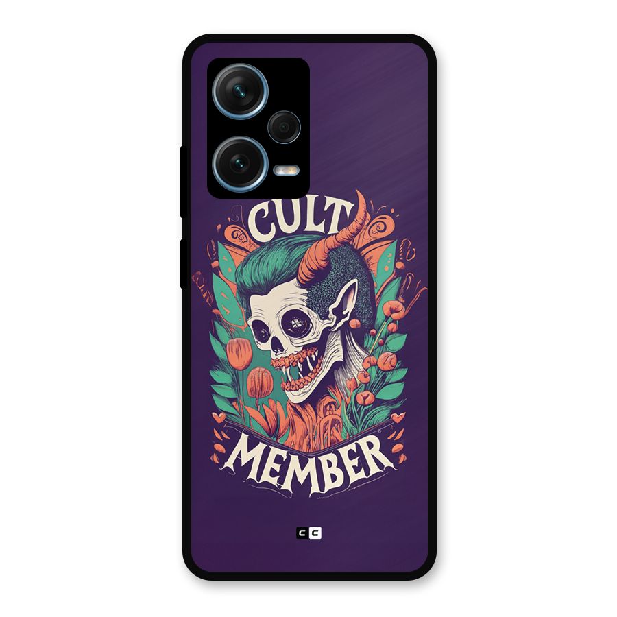 Cult Member Metal Back Case for Redmi Note 12 Pro Plus 5G