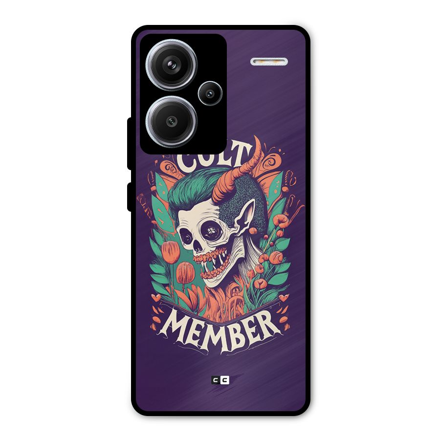 Cult Member Metal Back Case for Redmi Note 13 Pro Plus