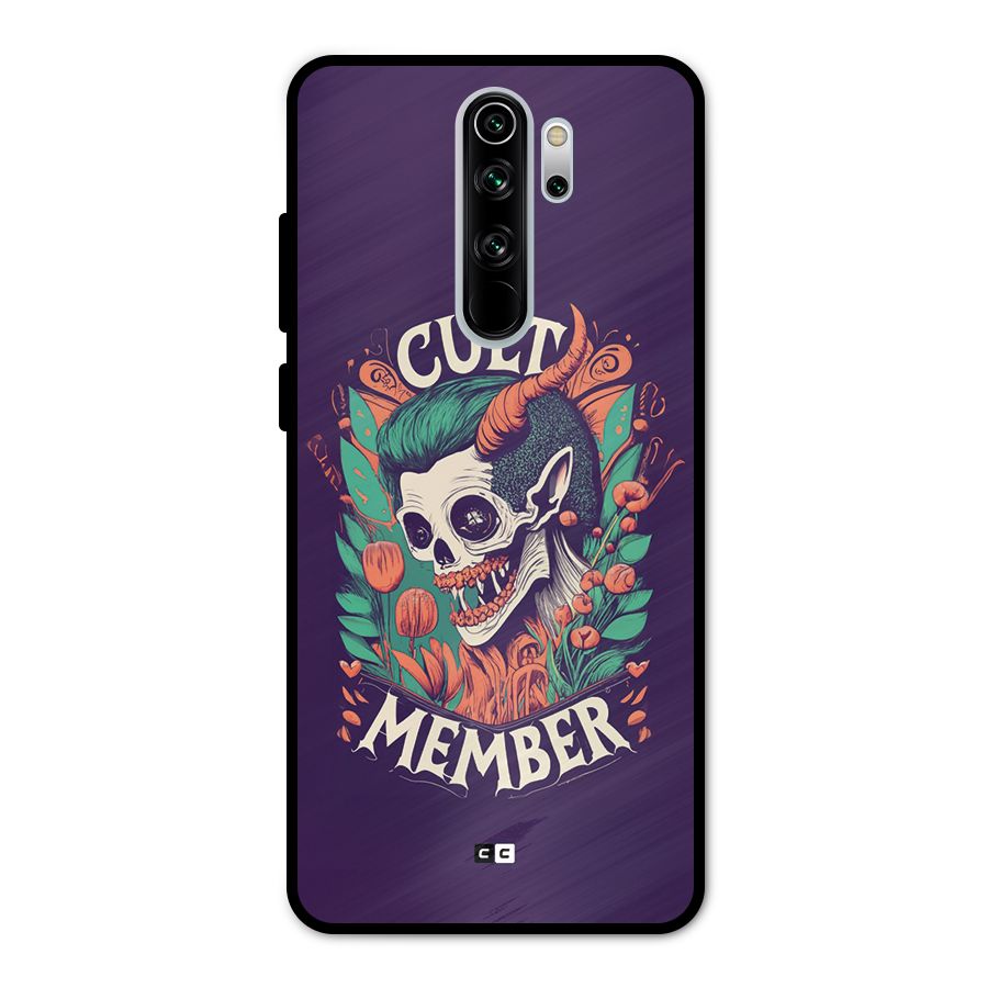 Cult Member Metal Back Case for Redmi Note 8 Pro