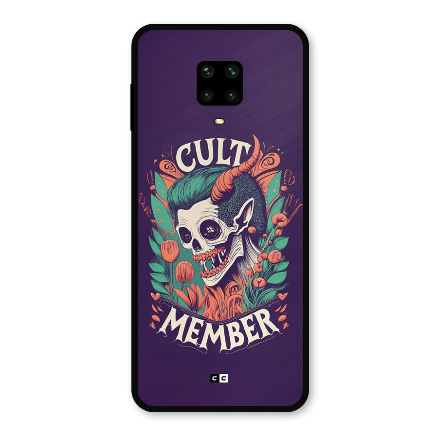 Cult Member Metal Back Case for Redmi Note 9 Pro Max