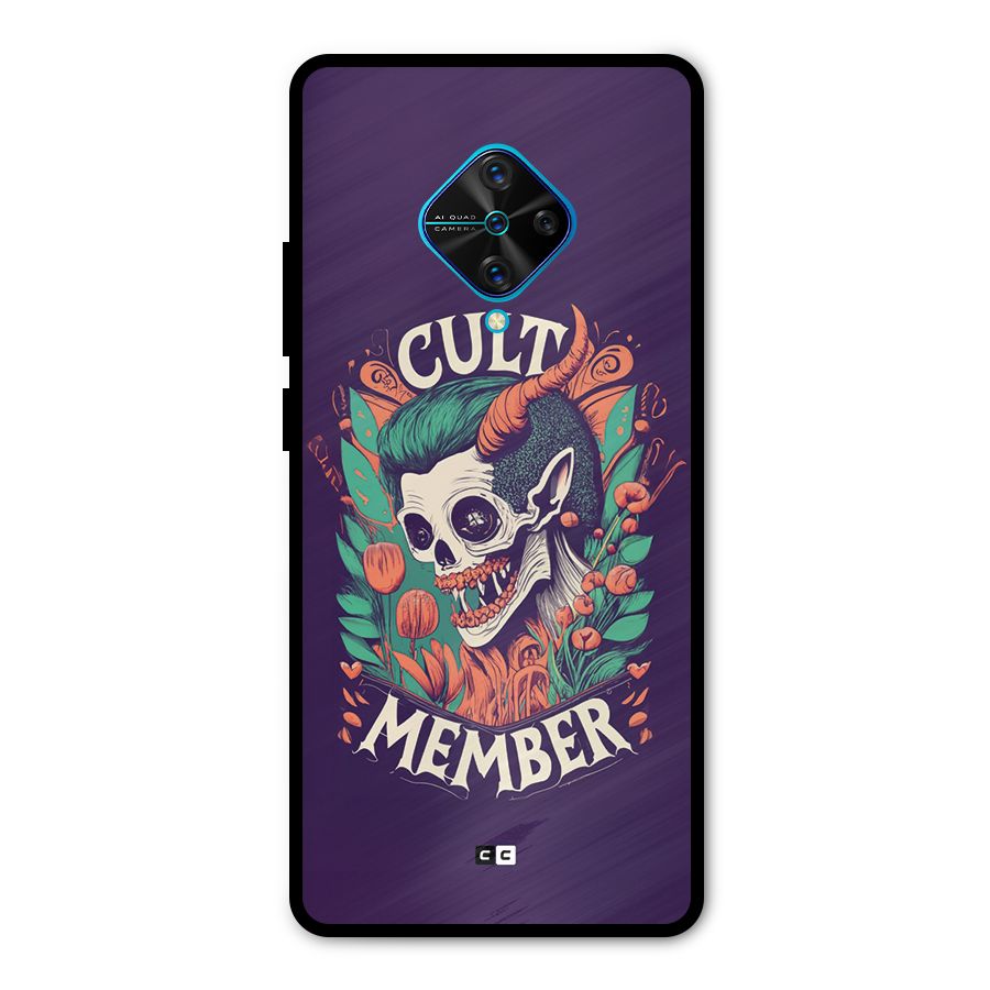 Cult Member Metal Back Case for Vivo S1 Pro