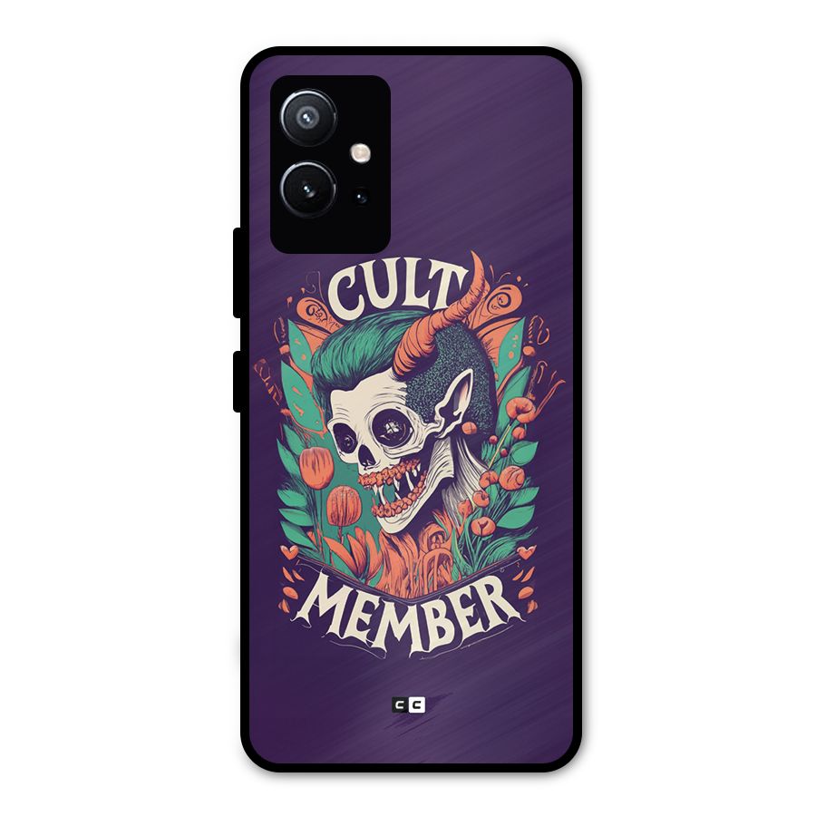 Cult Member Metal Back Case for Vivo T1 5G