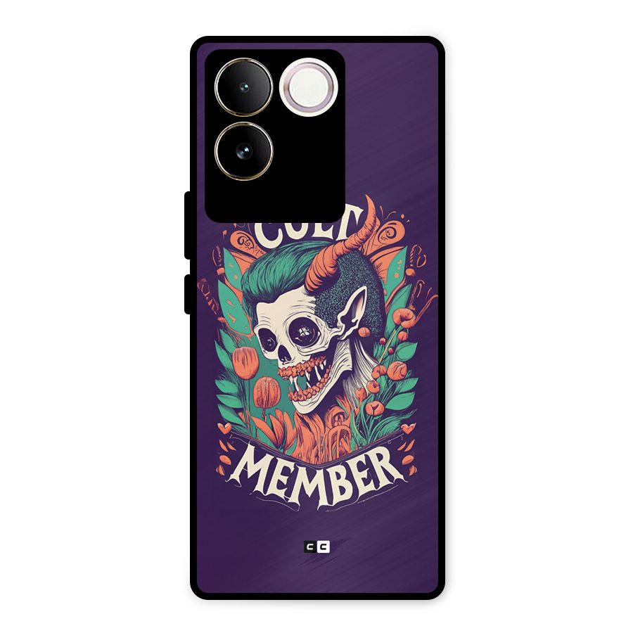 Cult Member Metal Back Case for Vivo T2 Pro