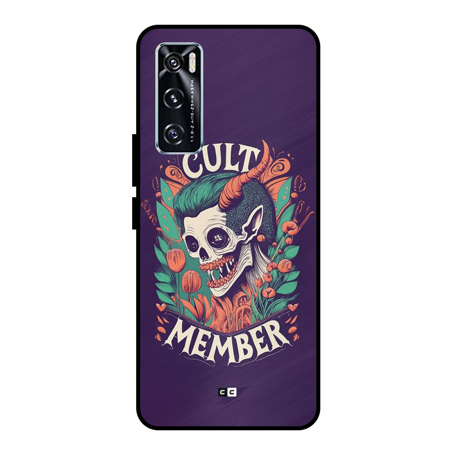 Cult Member Metal Back Case for Vivo V20 SE