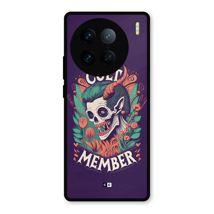 Cult Member Metal Back Case for Vivo X90 Pro