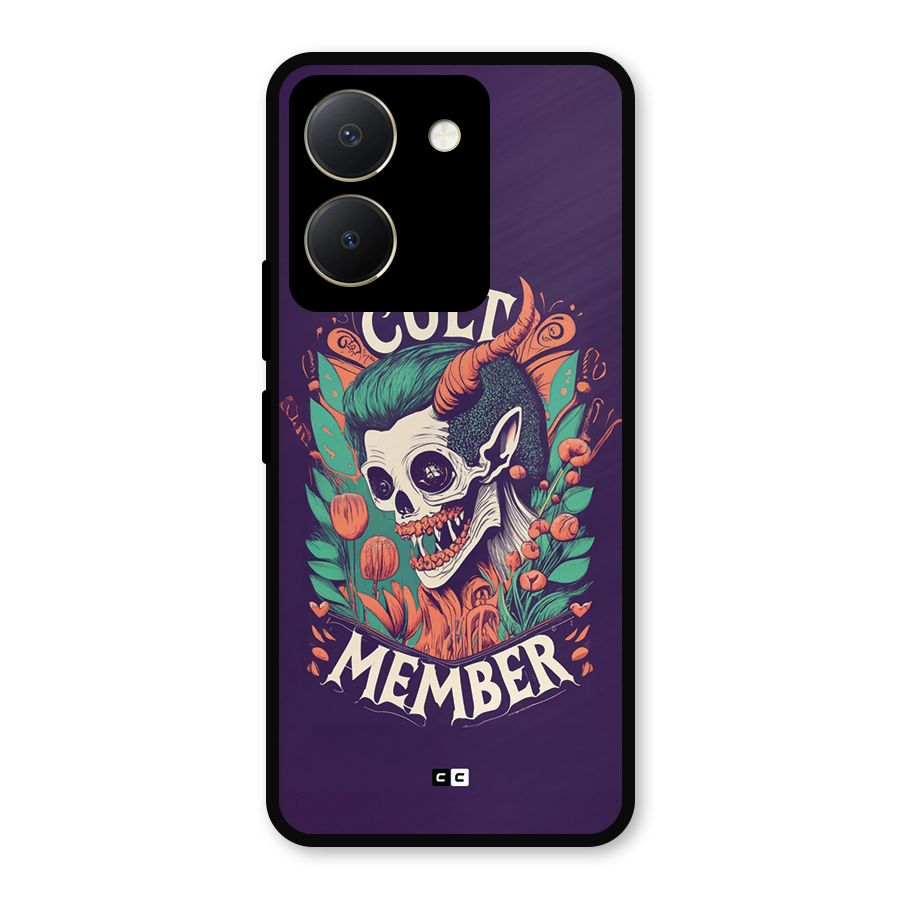 Cult Member Metal Back Case for Vivo Y36