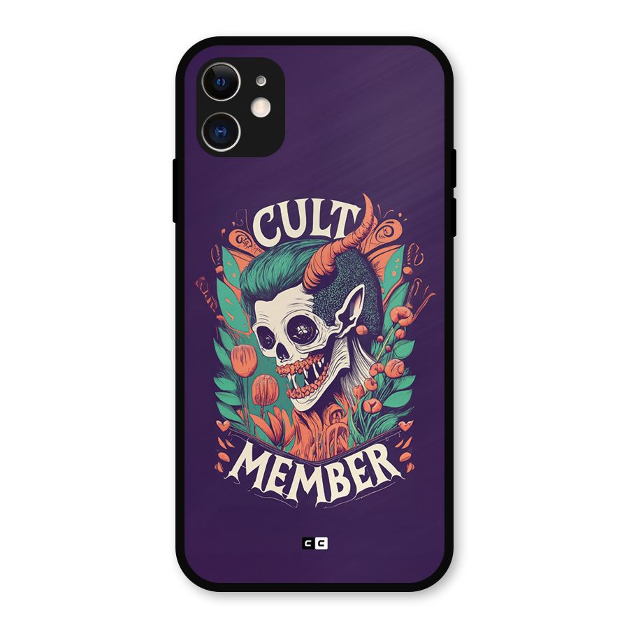 Cult Member Metal Back Case for iPhone 11