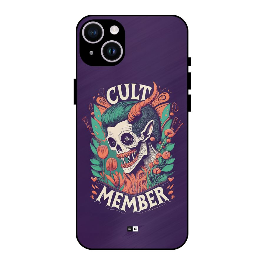 Cult Member Metal Back Case for iPhone 14 Plus