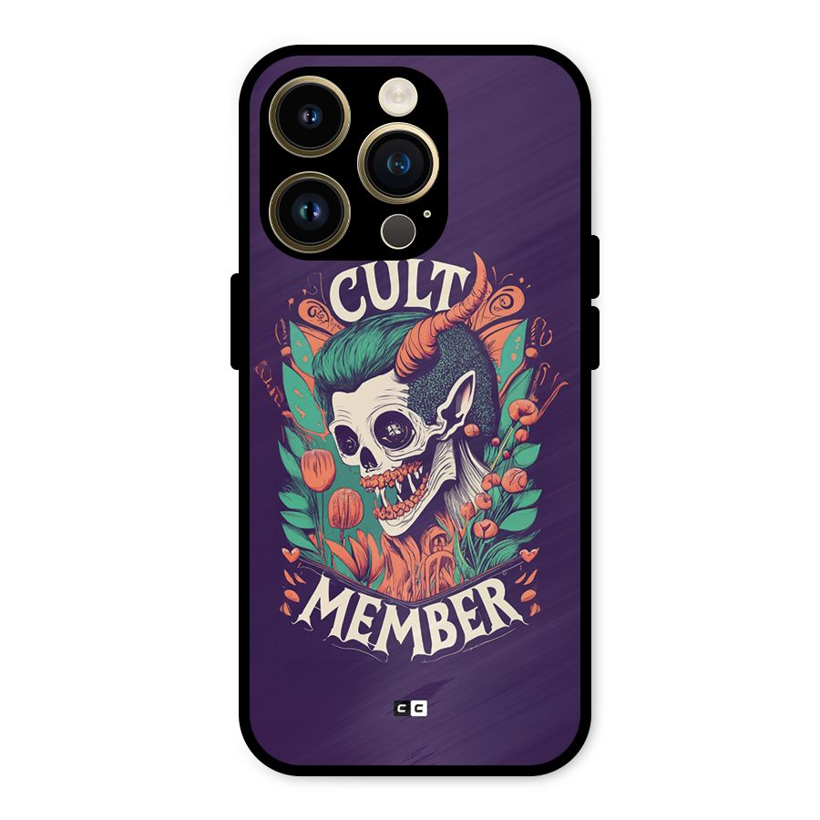 Cult Member Metal Back Case for iPhone 14 Pro