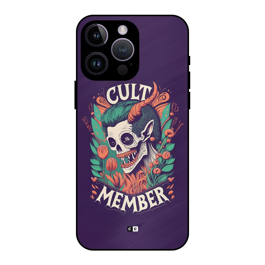 Cult Member Metal Back Case for iPhone 14 Pro Max