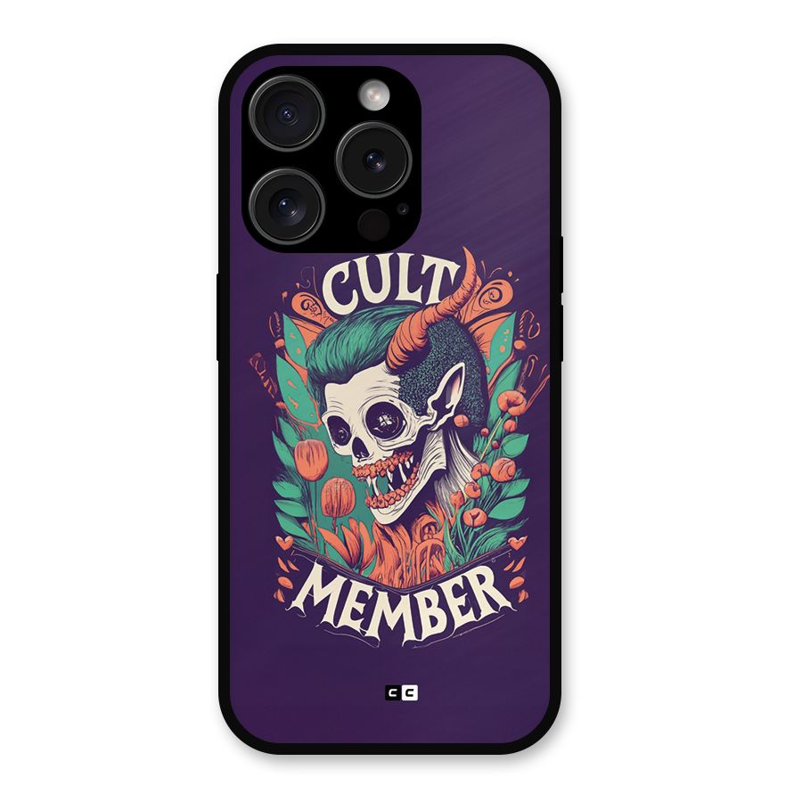 Cult Member Metal Back Case for iPhone 15 Pro