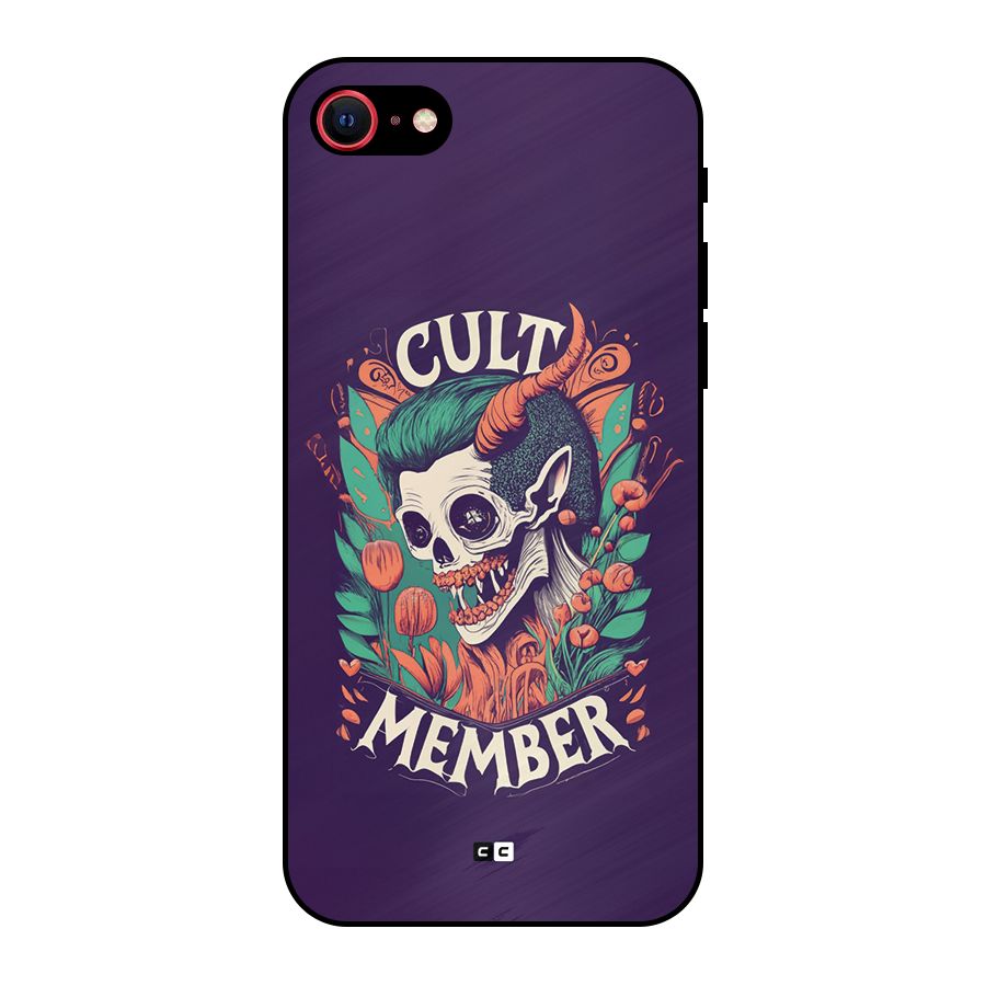 Cult Member Metal Back Case for iPhone 8