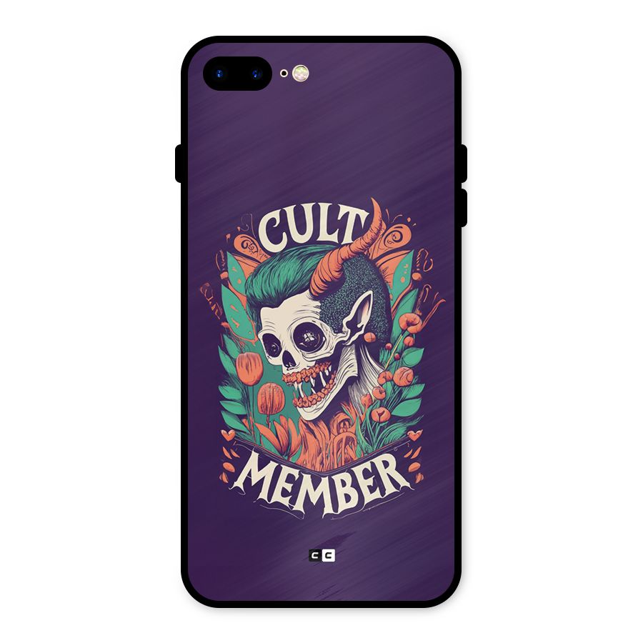 Cult Member Metal Back Case for iPhone 8 Plus