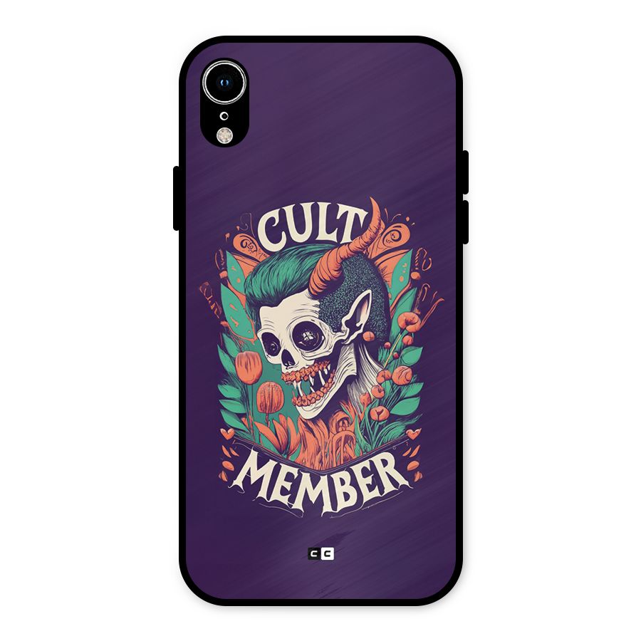 Cult Member Metal Back Case for iPhone XR