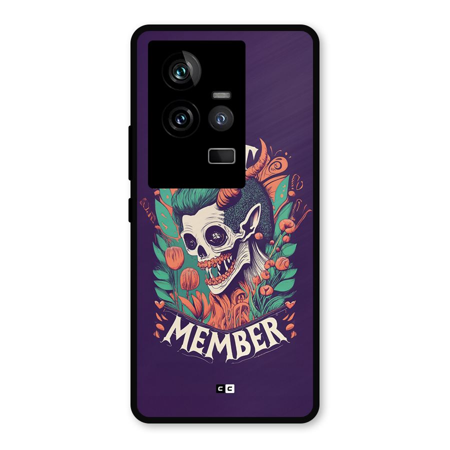 Cult Member Metal Back Case for iQOO 11 5G
