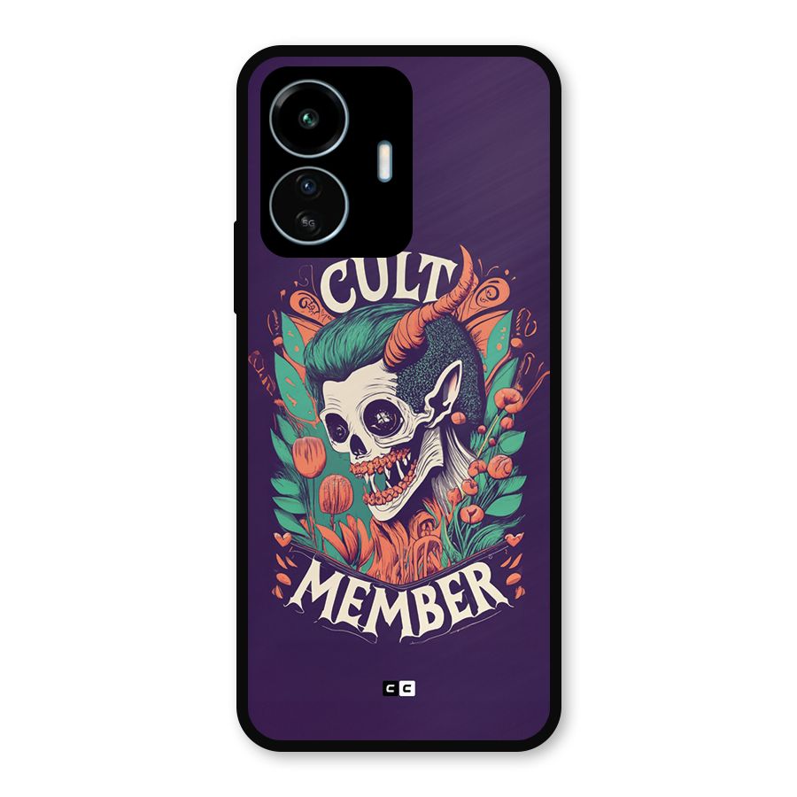 Cult Member Metal Back Case for vivo iQOO Z6 Lite 5G