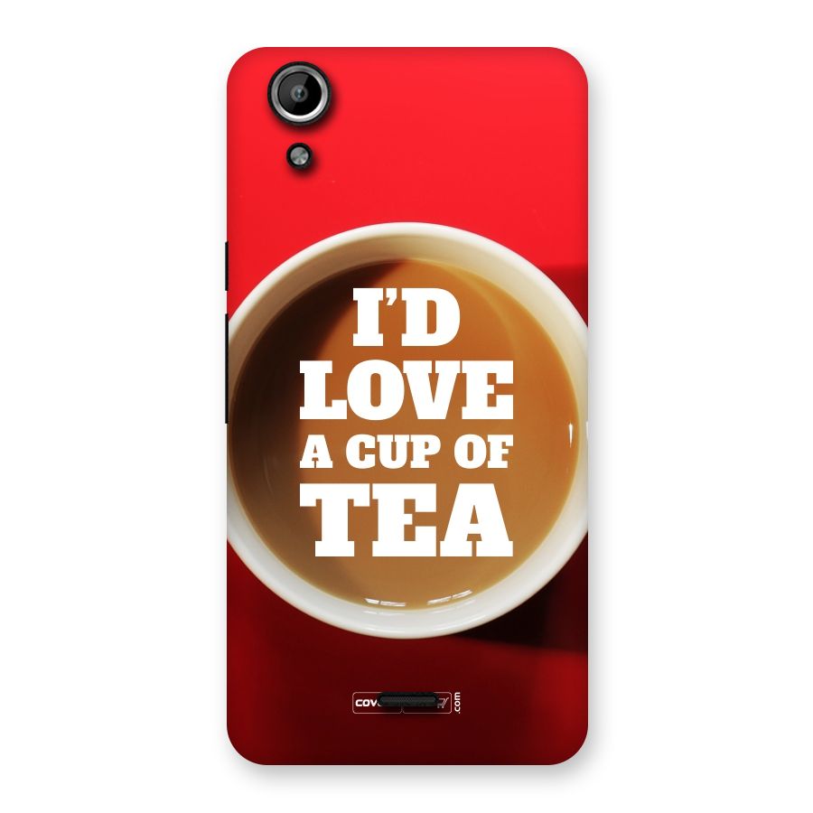 Cup of Tea Back Case for Micromax Canvas Selfie Lens Q345