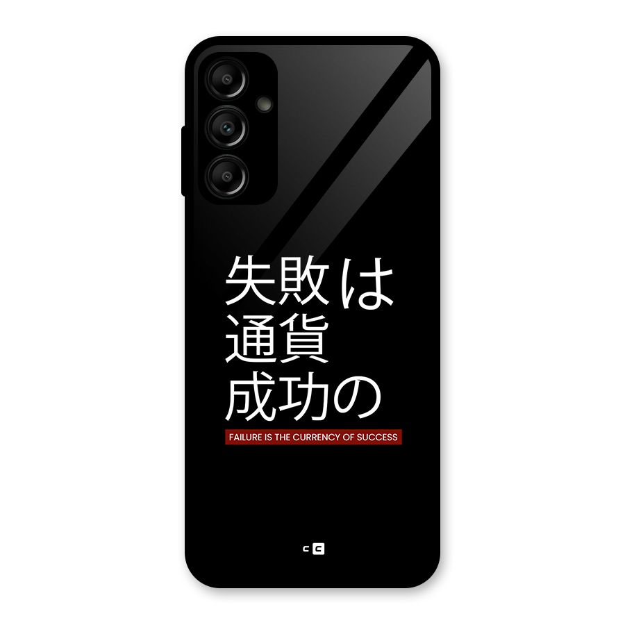 Currency Of Success Glass Back Case for Galaxy A14 5G