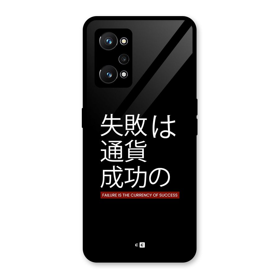 Currency Of Success Glass Back Case for Realme GT Neo 3T