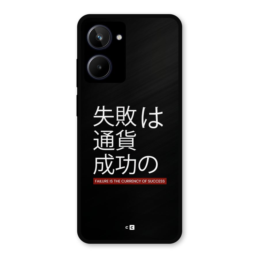Currency Of Success Metal Back Case for Realme 10