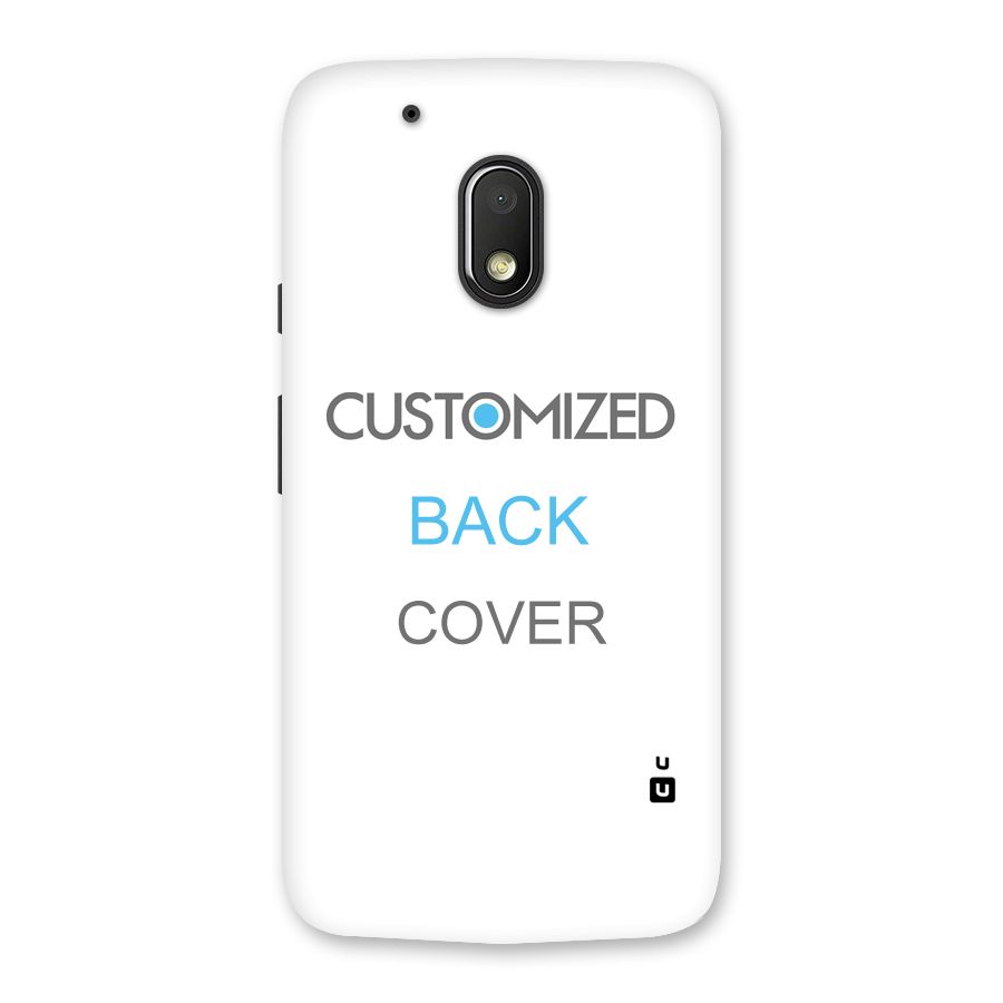 Customized Back Case for Moto G4 Play
