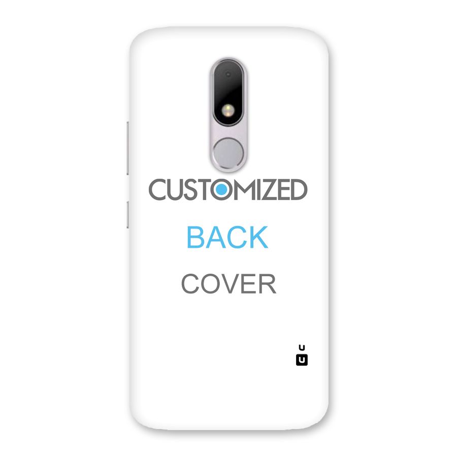 Customized Back Case for Moto M