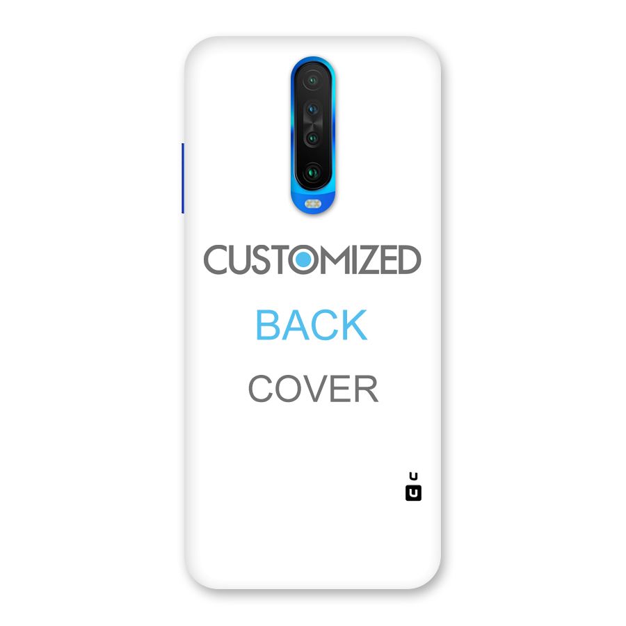 Customized Back Case for Poco X2