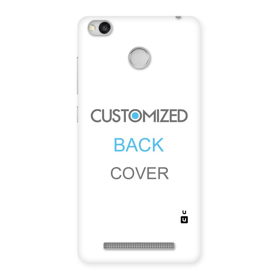 Customized Back Case for Redmi 3S Prime