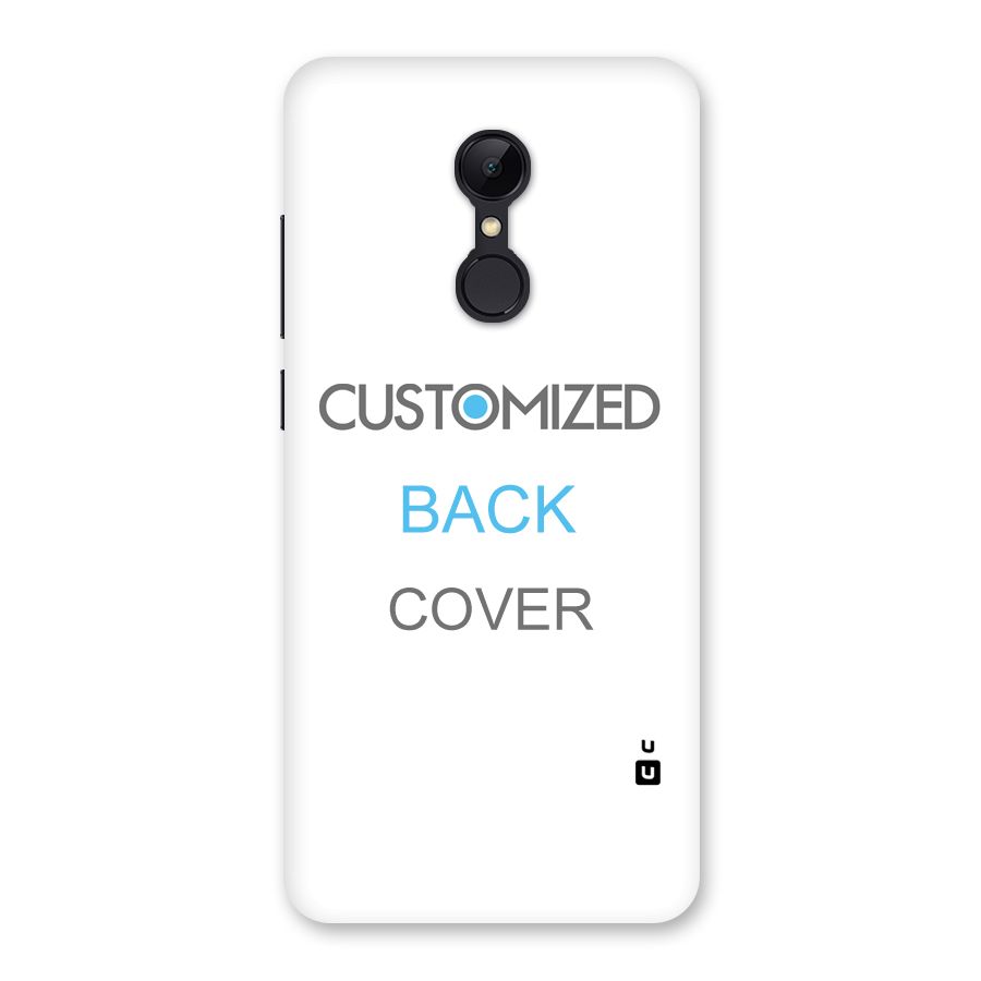Customized Back Case for Redmi 5