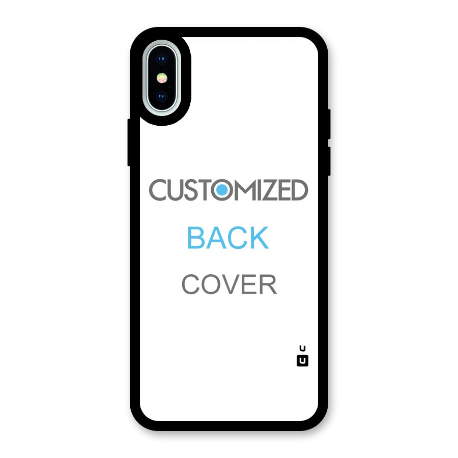 Customized Glass Back Case for iPhone X