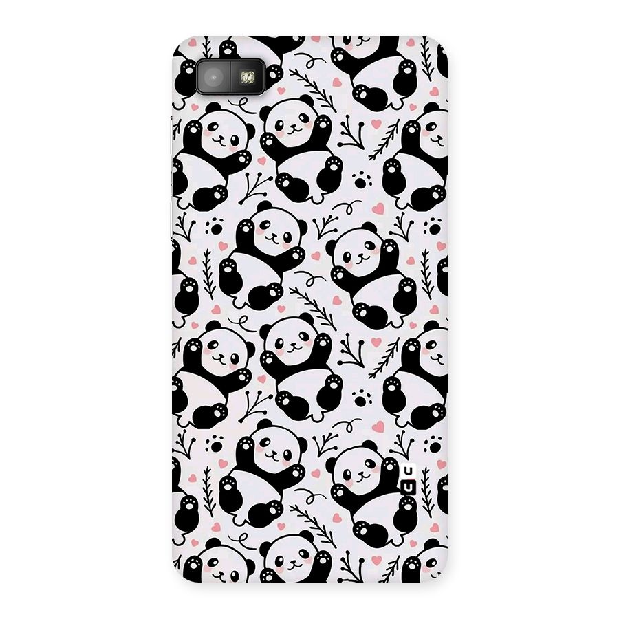 Cute Adorable Panda Pattern Back Case for Blackberry Z10