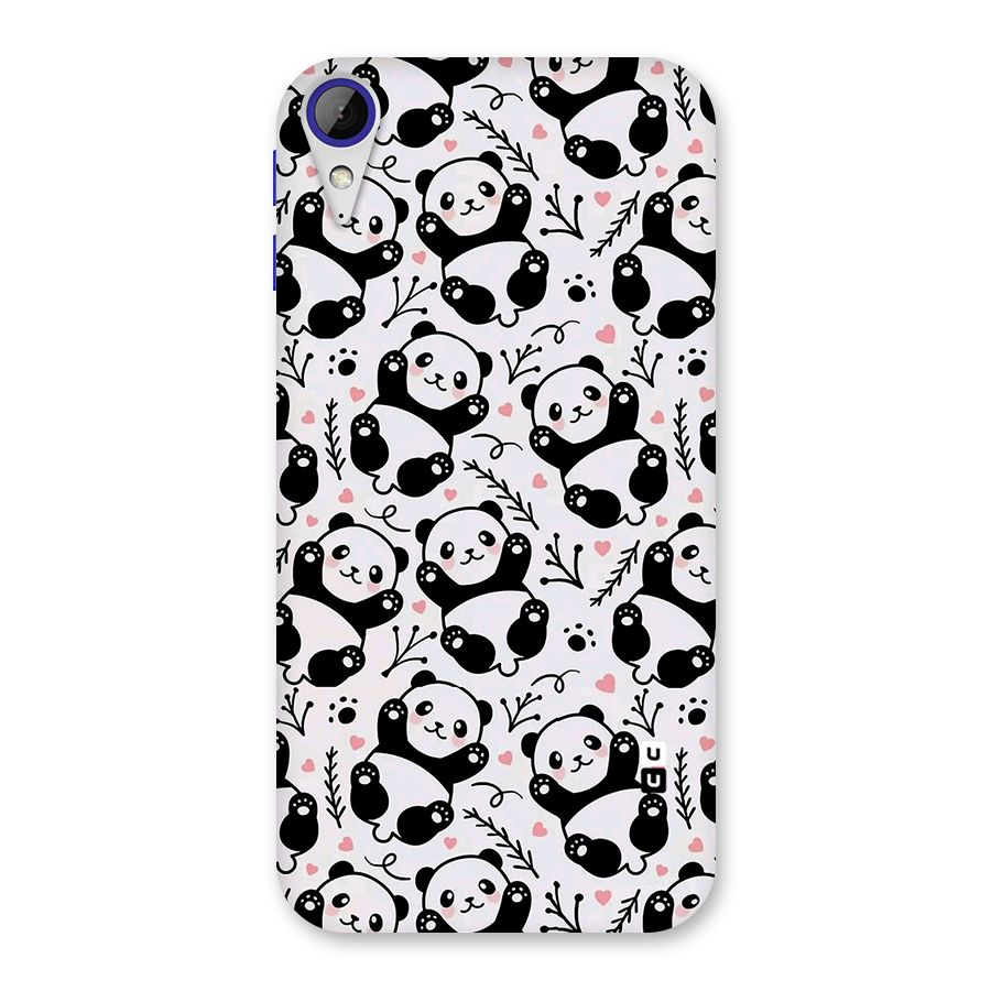 Cute Adorable Panda Pattern Back Case for Desire 830