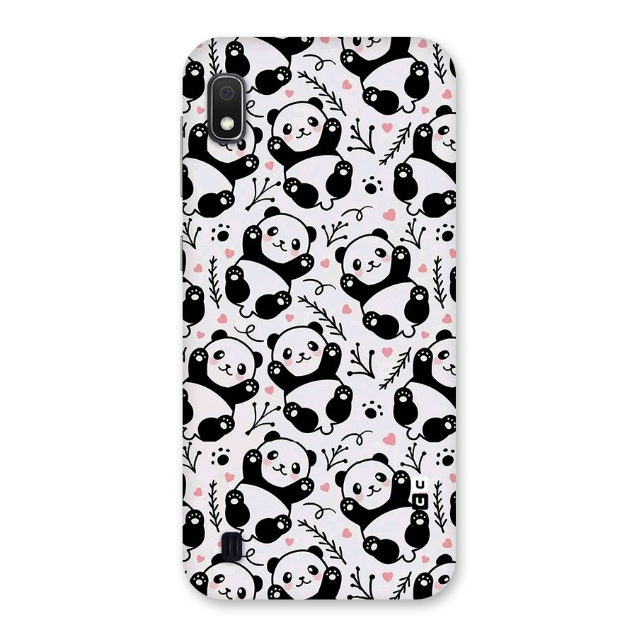 Cute Adorable Panda Pattern Back Case for Galaxy A10