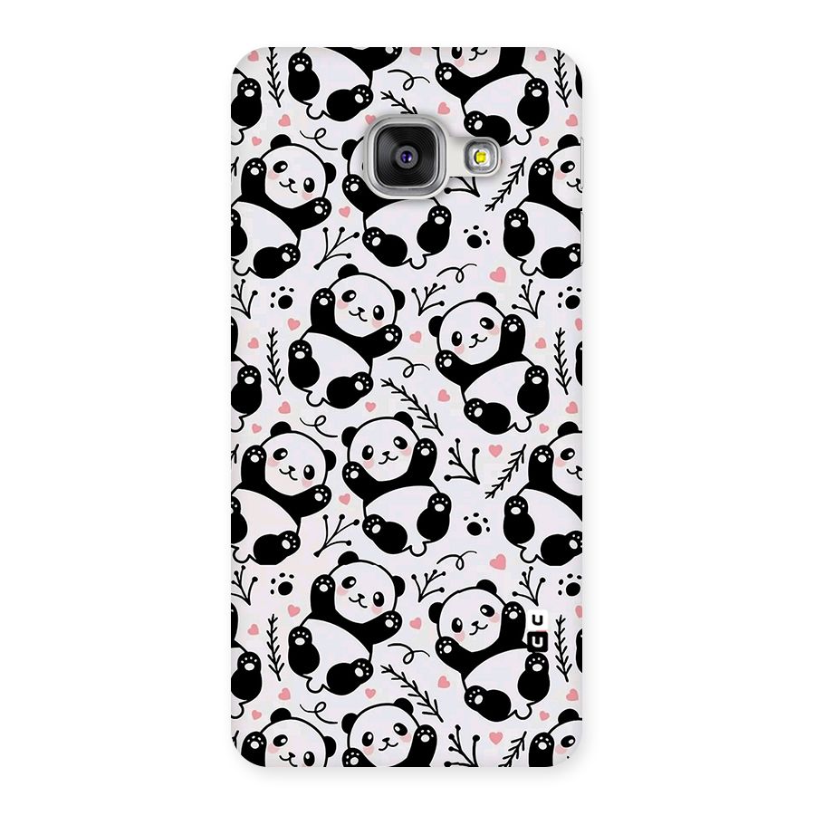 Cute Adorable Panda Pattern Back Case for Galaxy A3 2016