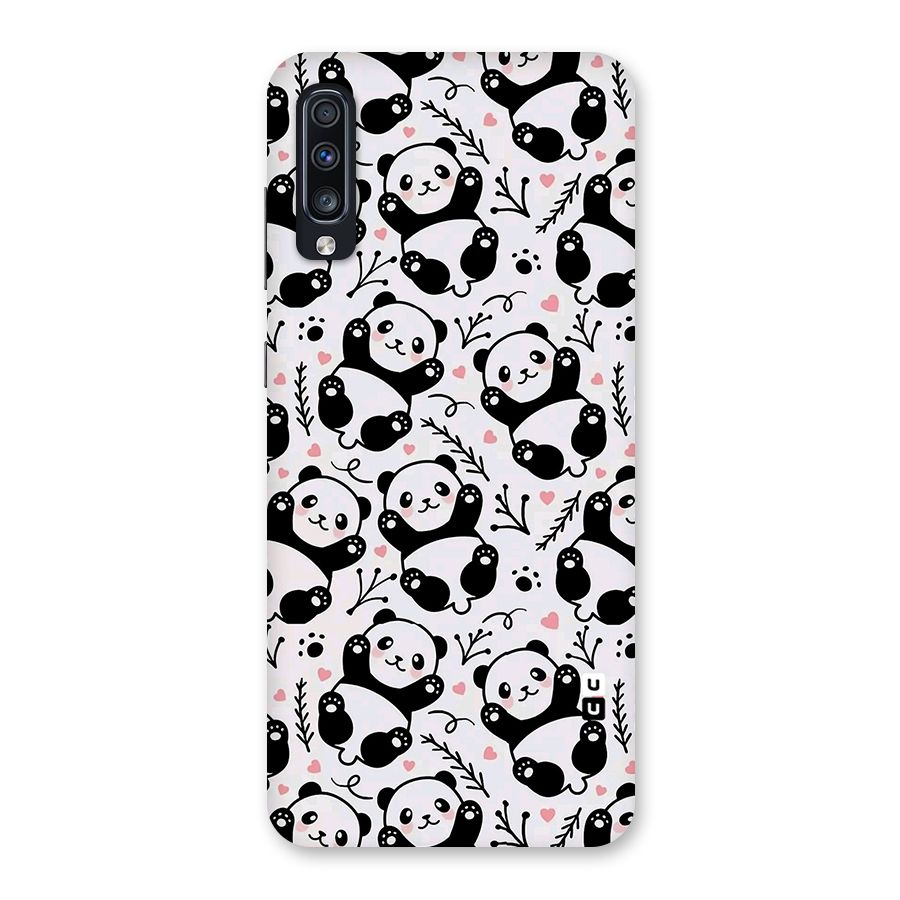 Cute Adorable Panda Pattern Back Case for Galaxy A70
