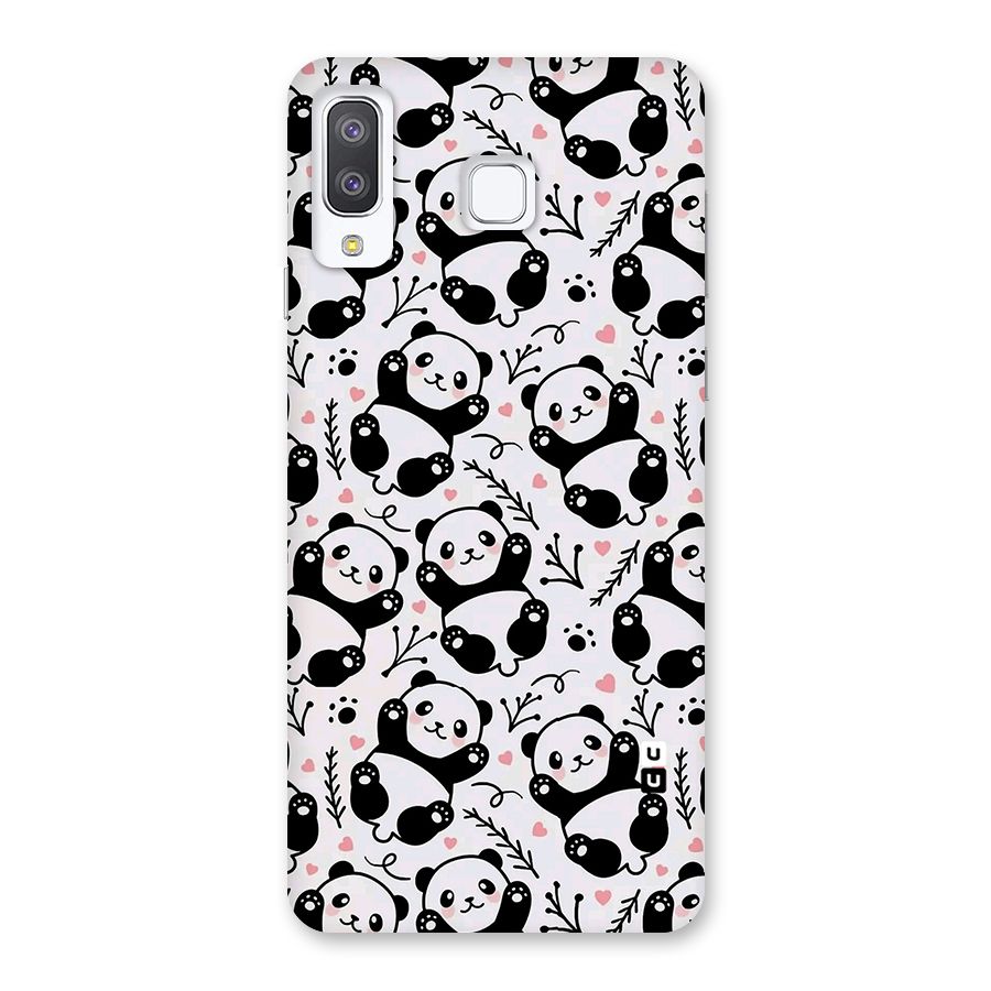 Cute Adorable Panda Pattern Back Case for Galaxy A8 Star