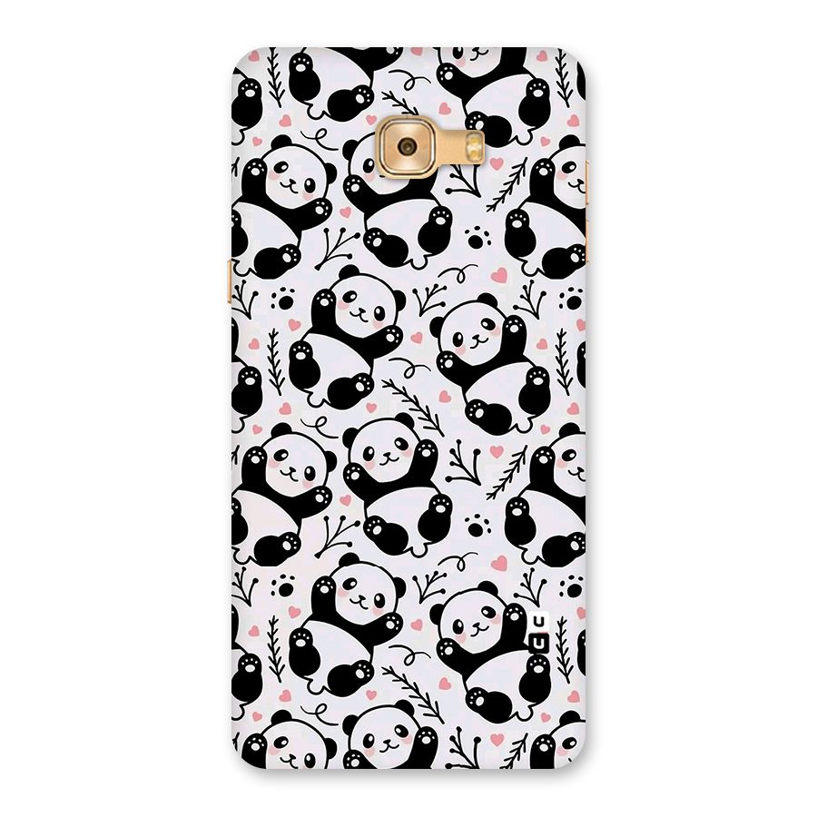 Cute Adorable Panda Pattern Back Case for Galaxy C9 Pro