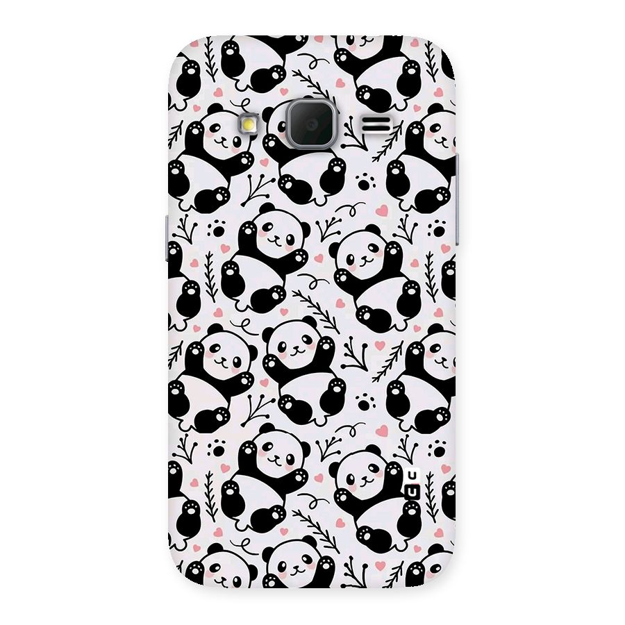 Cute Adorable Panda Pattern Back Case for Galaxy Core Prime