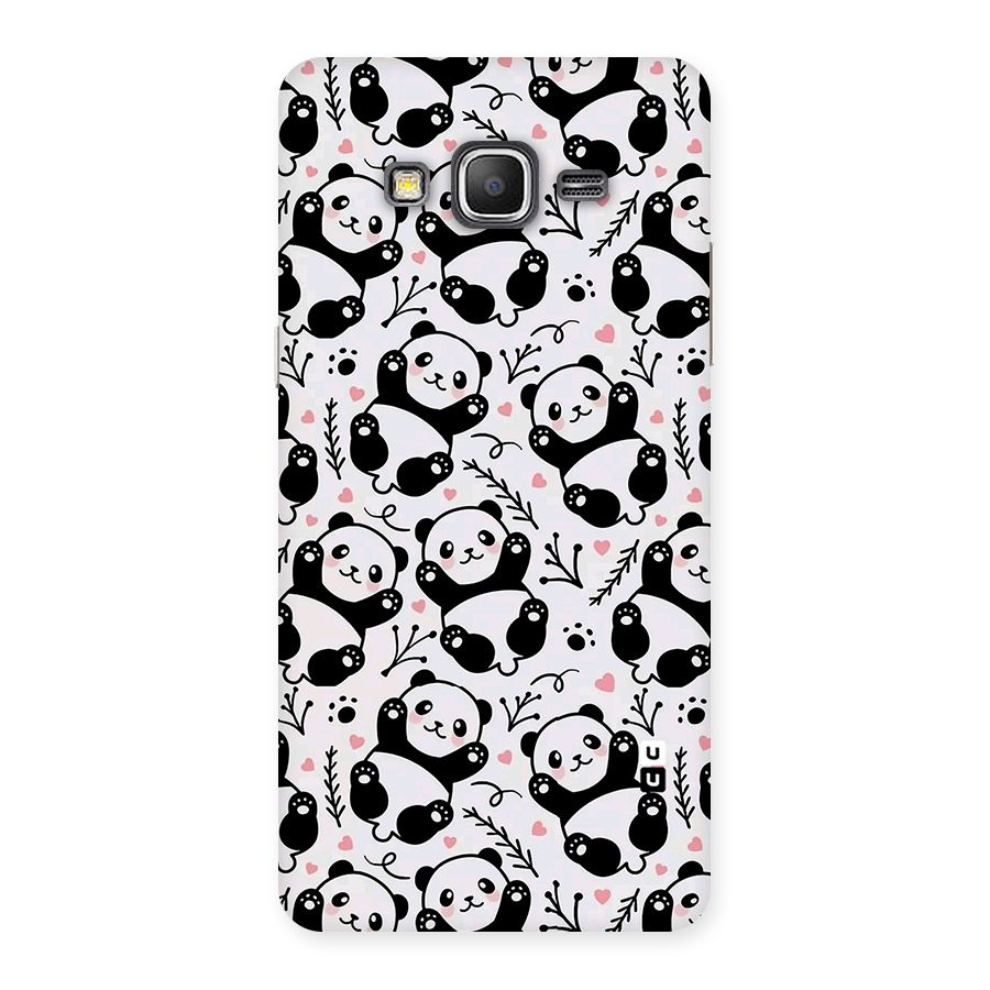 Cute Adorable Panda Pattern Back Case for Galaxy Grand Prime
