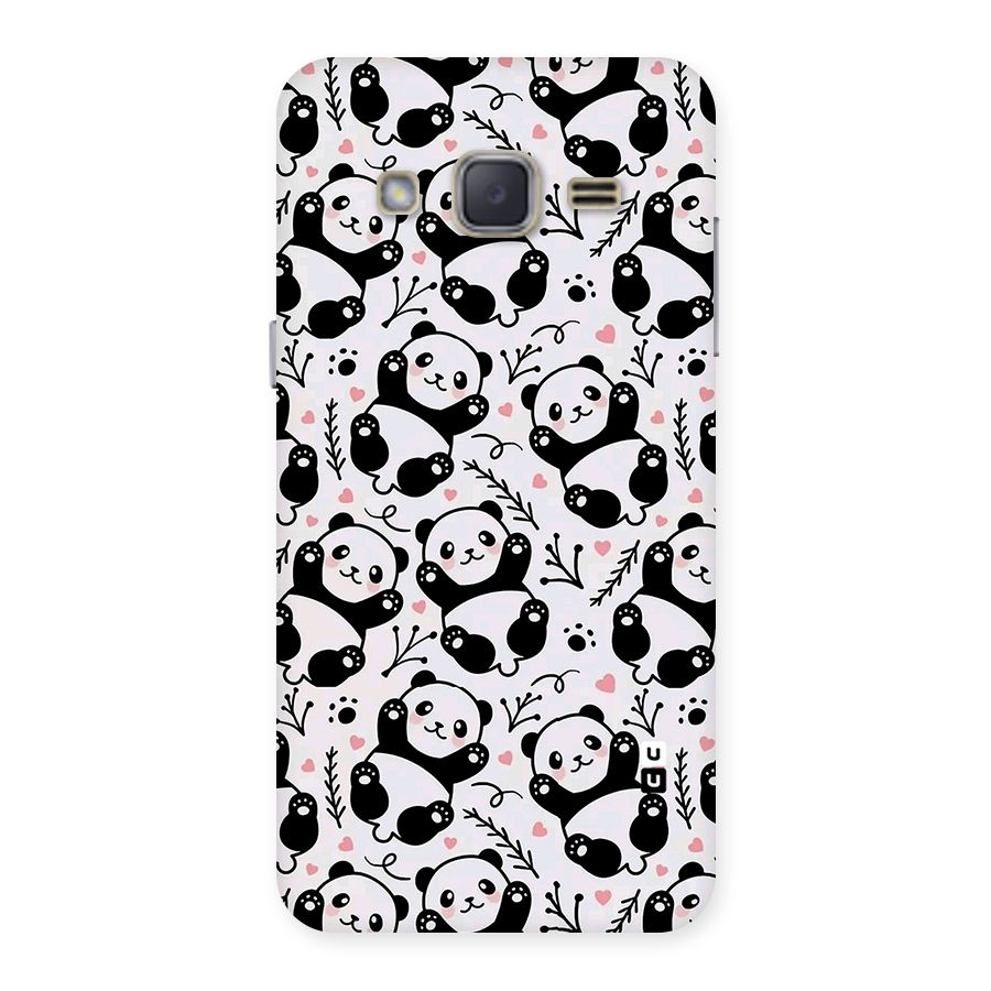 Cute Adorable Panda Pattern Back Case for Galaxy J2