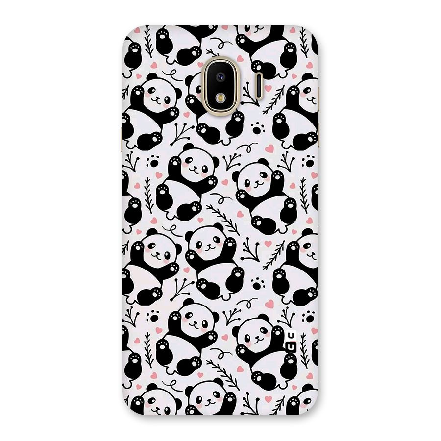 Cute Adorable Panda Pattern Back Case for Galaxy J4