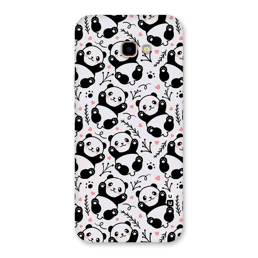 Cute Adorable Panda Pattern Back Case for Galaxy J4 Plus
