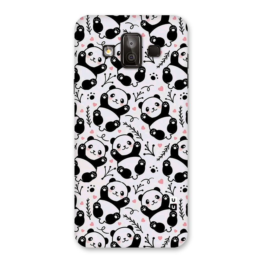 Cute Adorable Panda Pattern Back Case for Galaxy J7 Duo